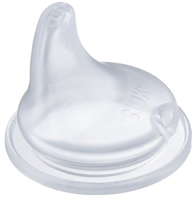 NUK First Choice Ersatz-Tülle für Trinklernflasche, kein Verschütten, Silikon, 6 Stück