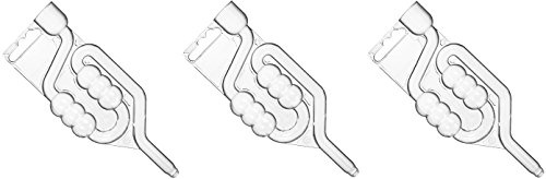 Lot de 3 tubes 33 Chen Bonde de fermentation en plastique 10 mm gäraufsatz pour bouchon NEUF rfp6