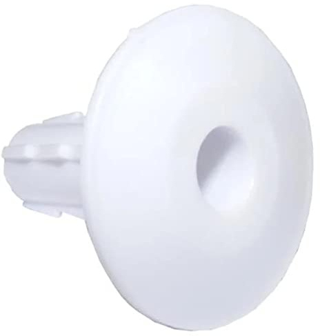 10 x Auline White Single Wall Entry Grommets Tidy Solution for Feeding Aerial/Satellite Cable