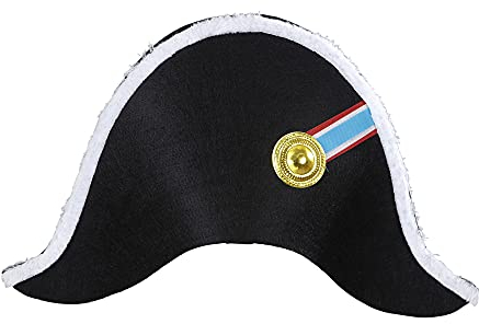 W WIDMANN MILANO Party Fashion 01126 – Hatt Napoleon, kejsare, fältherrhatt, huvudbonad, tillbehör, karneval, temafest