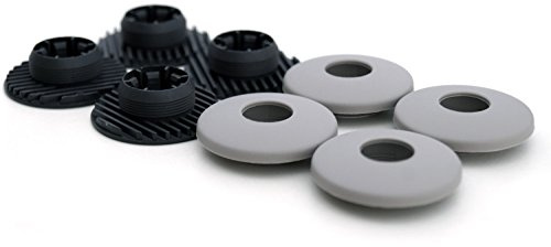 Fußmatten Befestigung Clipse Ösen (8-teilig, Grau) Automatten Halter Gummimatten Set + Universell Nachrüstung + Planen Ösen