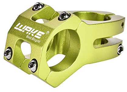 Tbest 31,8 mm - Potencia para bicicleta, manillar y varilla de aleación de aluminio para senderismo, bicicleta de montaña, bicicleta de montaña, color verde