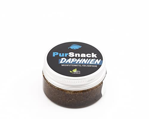 NatureHolic - PurSnack - Daphnia I per gamberetti e granchi I per Pesci di Piccole e Grandi Dimensioni I per granchi e lumache I fonte ottimale di nutrienti I 25 ml