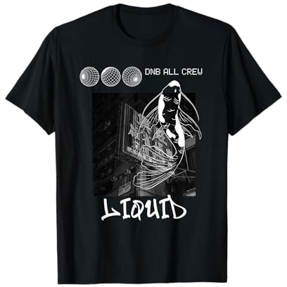 Liquid Drum und Bass DnB Fish Drum N Bass T-Shirt