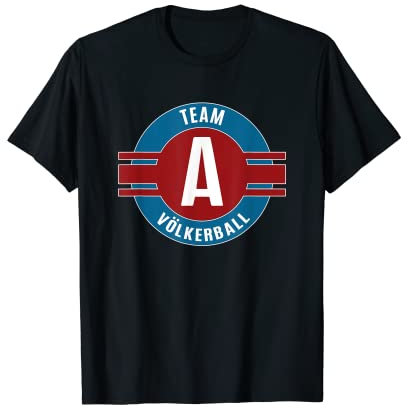 Herren Völkerball Team Trikot Mannschaft Bekleidung Völkerballteam T-Shirt