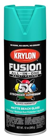 Krylon K02911007 Fusion All-In-One, Matte, Beach Glass, 12 oz.