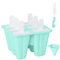 Ice Cream Mould Set, Ice Lolly Moulds with Sticks, Ice Pop Moulds, 6 Pieces Reusable Silicone Popsicles Molds for Adult Kids