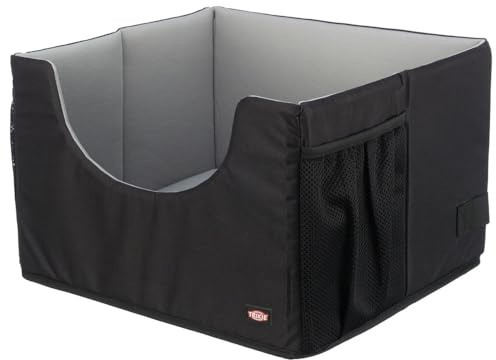 TRIXIE Autositz, 45 × 28 × 40 cm, schwarz/grau