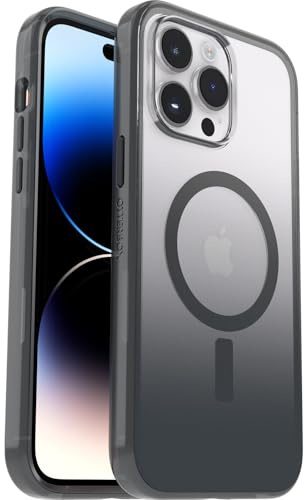 OtterBox Clear Case Series with MagSafe for iPhone 14 Pro Max, Shockproof, Drop Proof, Ultra-Slim, Protective Case, 2x Tested to Military Standard, Obsidian