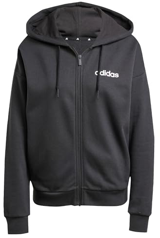 Adidas Donna Essentials Linear Full Zip French Terry Hoodie