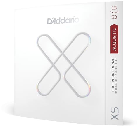 D'Addario XS Akustiska gitarrsträngar, fosforbrons, 13-53