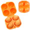 TREABEAR Portauovo Portatile, Porta Uova, Portauova a 4 Scomparti, Porta Uova da Frigo, Portauova Ribaltabile, Portauova Plastica, Porta Uova da Trasporto per Conservazione Delle Uova Uso Esterno