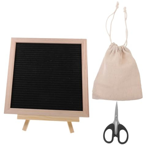 SEWACC Filz-buchstabentafel Mit Holzrahmen Message Board Für Haushalt Und Schreibtisch Ankündigungstafel Und Nachrichtentafel Wohnaccessoire Für Diy Und Dekoration