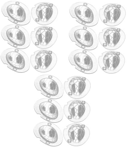 Ciieeo 9 Juegos molde de chocolate molde de transparente s planchas de asar planchas para asar en forma de huevo de de galletas de plastico Acrílico