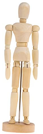 Operitacx 3D Bewegliche Gelenkpuppe Ornament Für Künstler Holz Puppe Schmuck 8 Zoll Skizze Modell Wohnkultur