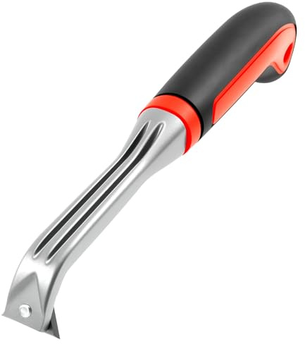 Carbide Paint Scraper 1 Inch Anti-Slip Carbide Scrapers with Plastic Handle Heavy Duty Triangle Scraper Tool for Painting Woodworking Adhesives Removing Wood Metal Concrete Stone Lightweight Handy