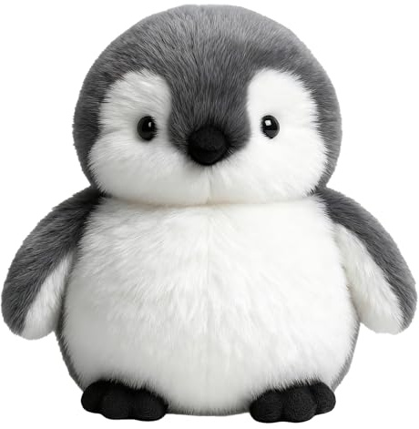 DvBCNMe Pinguin Kuscheltier, Weiches Stofftier für Kinder, Süßer Pinguin Plüschtier, Kuscheltier Pinguins für Mädchen Jungen Kinder, Ideal Als zum Kuscheln, Spielen & Schlafen Und Dekoration