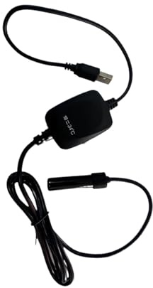 Milageto Aquarium Heizer Als Mini Heizstab Und Tauchheizer für Fischbecken 10W mit USB Anschluss Und Einstellbarer Temperatur für Süßwasser Und Salzwasser Nano, Englisch Celsius