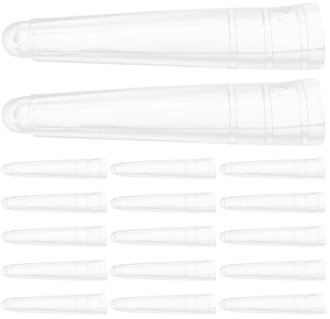 TEHAUX Embouts pour Pinces à Épiler en Silicone Antidérapants Protection pour Pinces à Cils Courbées 300 Pièces Manchons Souples Solide Accessoires pour Extensions de Cils et Travaux