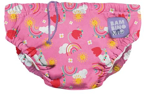 Bambino Mio Återanvändbar Badblöja (6-12 månader) Glada dagar – Populär och Bäst Säljande Simblöja för Barn