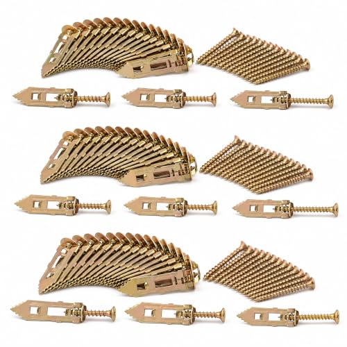 120 Pcs Drywall Anchors and Screws Kit, Self Drilling Plasterboard Fixings | 3 Sizes Heavy Duty Dry Wall Anchor Screw Set, No Pre Drilling Required, Expansion Fixings for Plaster Board Wall Fixing