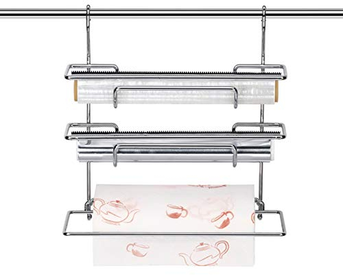 Tescoma Alufolien- und Küchenrollenhalter MONTI, Silber