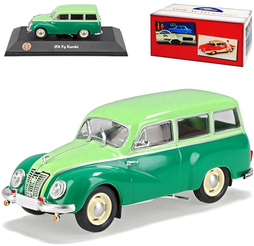 Atlas IFA F9 Kombi Grün EMW 309 Grün Kombi 1950-1956 DDR 1/43 Modell Auto
