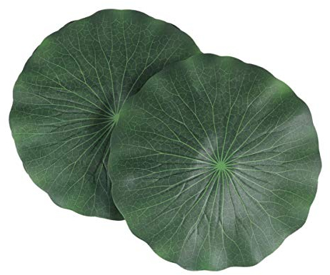 PRETYZOOM 6stücke Künstliche Schwimmende Lotusblätter Simulation Für Dekoration Von Aquarien Teichen Gefälschte Lotusblätter Aus Pu Künstliches Laub Für Pools Und Brunnen
