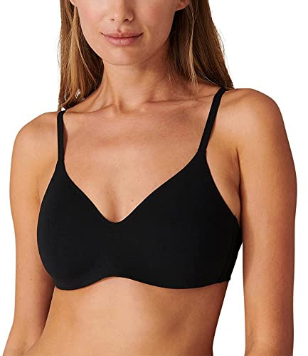Schiesser Damen Spacer BH mit Schale Bio Baumwolle - 95/5 Organic