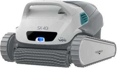 Dolphin SX 40i – Robot pulitore per piscina fino a 12 m – Automatico – Include App e Connessione WiFi – Pulizia Fondo, Pareti e Linea di galleggiamento – Garanzia di 3 anni