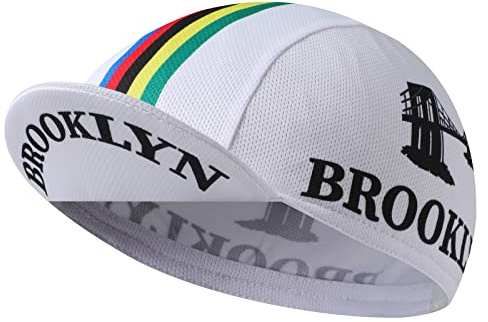 BikingBros Brookyln Gorra de Ciclismo Transpirable - Gorra de Ciclista de Carretera para Hombre y Mujer