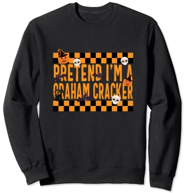 Pretend I'm A Graham Knallbonbon-Kostüm, lustiges Halloween-Kostüm Sweatshirt