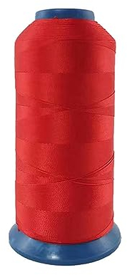 210D 150D Farbe Polyester Stärke Nähgarn 300D/3 Gepäck Leder Auto Sicherheitsgurt Nähzubehör Perlenbindegarn-rot-300D 3