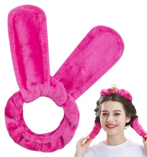 Heatless Curls Headband - Soft No Heat Hair Curlers for Sleeping | Headband with Heatless Curling Wand, Heatless Curling Iron with Ears, Curls Hair Rollers Cenmoo