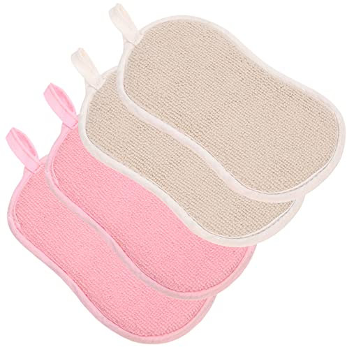 FRCOLOR Pcs Dish Cleaning Sponges Kitchen Sponges Handle Dishwashing Pads Dual Side Scrubbers