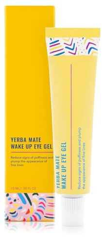 Wake up Eye Gel,Brightening Caffeine Eye Cream for Dark Circles to Hydrate, Minimize Puffiness,0.5 Fl Oz
