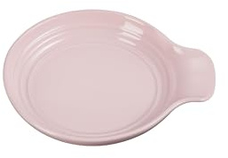 Le Creuset Steingut Signature Runde Löffelablage, 15,2 cm, Chiffon-Rosa