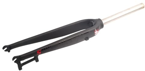 BSFHQS Fahrräder Starrgabel 26 27,5 29 Universal Mountainbikes Gabel 1-1/8'' Gerade Aluminiumlegierung Vordergabel 9 * 100mm Schnellspanner Scheibenbremse Fahrradgabel(Black,26in)