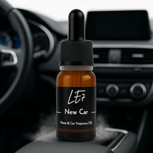 LE7 Nachfüllduft für Auto Diffuser | 10 ml neuwagenduft Nachfüllflasche | Intensiv & bis 6 Monate Langanhaltend (New Car)