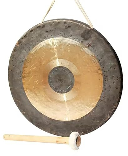 Authentisches Chau Gong Set - Professioneller Tam Tam Gong für Orchester, Tanz- & Musikaufführungen - Ideale Klangschalen für große Truppen & Symphonische Events