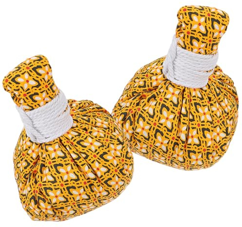 COLLBATH Bolas de Masaje de Moxibustión 2 Piezas, Bola de Masaje Muscular Profundo Calentamiento para Hombros y Cuello, Portátil y Reutilizable para Alivio de Fatiga y Tensión