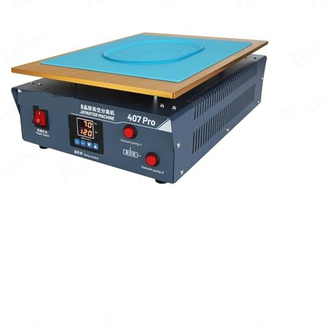 DRAUXI Kit di Riparazione del Telefono, Separatore LCD 407pro da 17 Pollici con Doppia Pompa ad Aria, Riscaldamento o Schermo, Strumenti for la separazione di Tablet e telefoni cellulari