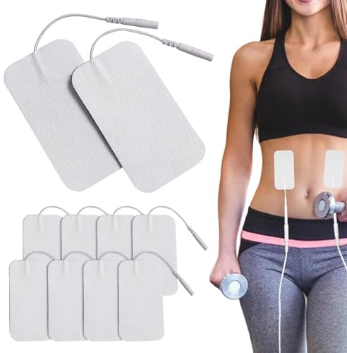 Elektrodplattor 10 Stycken Elektrodplattor för Avslappning | Elektroterapiplattor för kvinnor män patienter idrottare resenärer hemstudio gym kontor