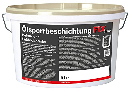 Pufas Ölsperrbeschichtung Betonfarbe Fußbodenfarbe 5L rotbraun (ca. RAL 8012)