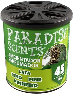 Paradise PER80122 Profumatore/Deodorante per auto, Gel, Pino, 100 g