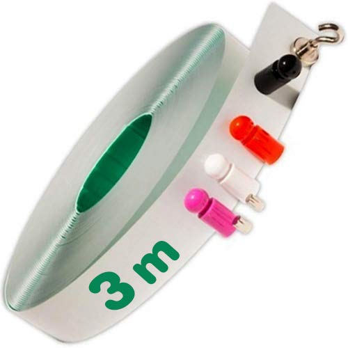 Metallband/Stahlband selbstklebend weiß - Wandleiste - 19mm x 3m - Magnethaftleiste, Magnetband, Magnetleisten, Stahlband, Ferroband, Eisenband