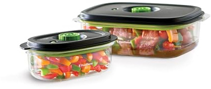 FOODSAVER Bevarings- och marinvakuumbehållare, 3, 10 koppar