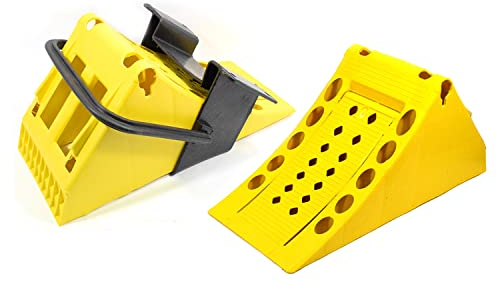 Easy Link 2X LKW Hemmschuh Unterlegkeil Gleitschutz 6500Kg Anhänger Auflieger