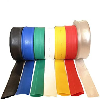 Schrumpfschlauch 2:1 1 Meter 1 2 3 5 6 8 10mm Durchmesser Schrumpfschlauch Schrumpfschlauch Stecker Wrap Kabel Reparatur Rohr Kabel Hülse-Rot,20mm