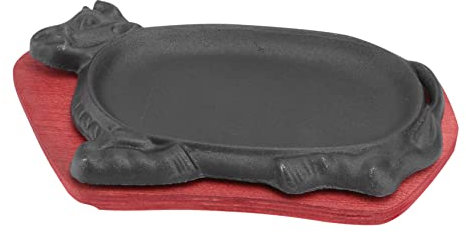 Cabilock 1 Pc Placa De Parrilla Sartén Antiadherente Sarten Parrilla Estufa para Panqueques Parrilla De Bistec Parrilla Coreana Bandeja para Hornear Redonda Wok Teppanyaki Planchar